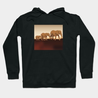 Elephant Cute Baby Elephant Wild Africa Safari Funny Hoodie